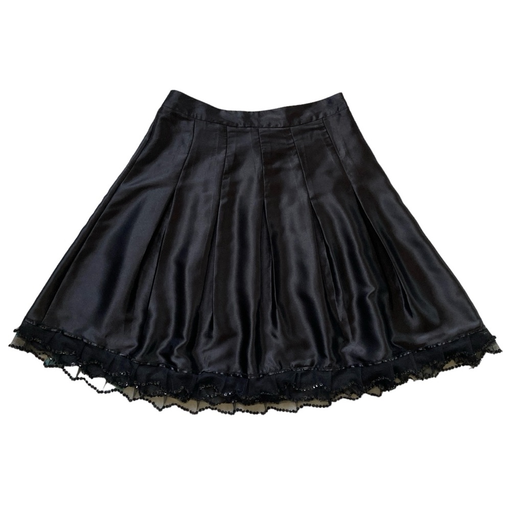 Vintage 90s does 50s Satin Circle Skirt ✨